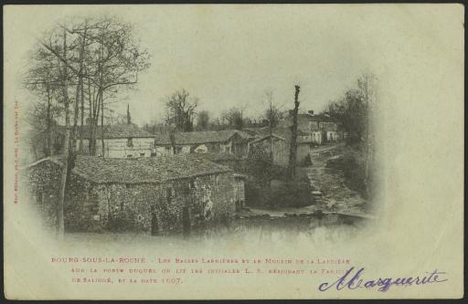 Le moulin de la Lardière, au Bourg-sous-la-Roche / Mme Milheau phot.